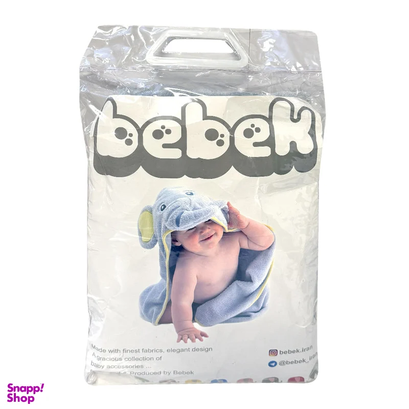 پتوی پولیشی ببک مدل کلاه دار سایز 80×80 سانتی‌متر