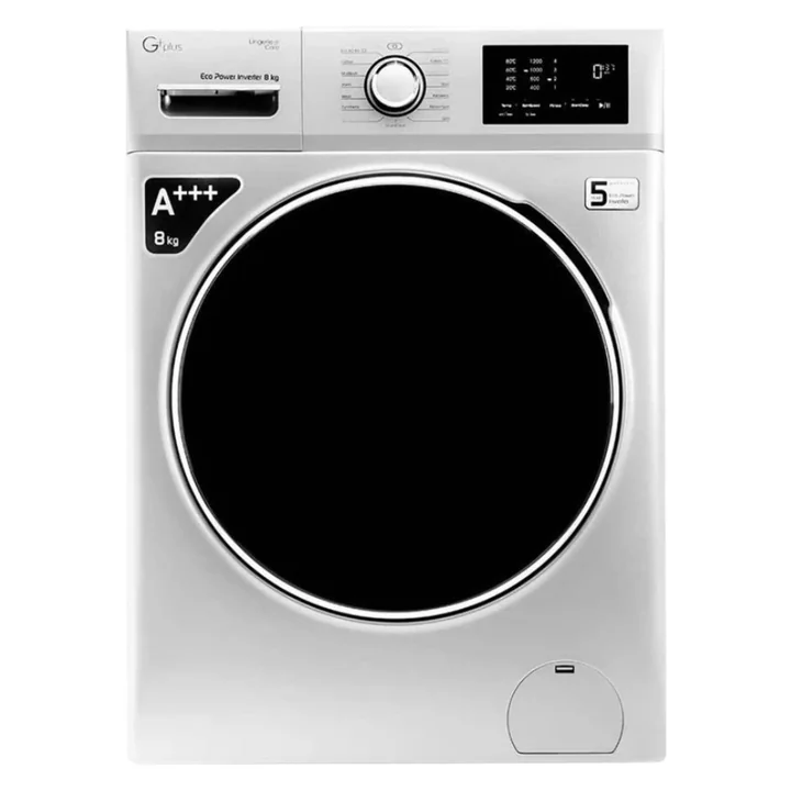 ماشین لباسشویی جی پلاس مدل GWM-P8220W ظرفیت ۸ کیلوگرم