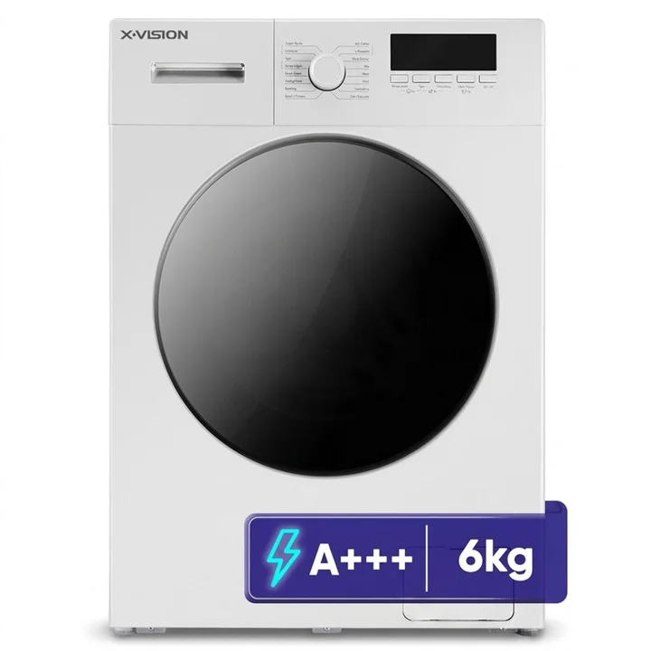 ماشین لباسشویی ایکس ویژن مدل TE62-AW/AS